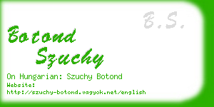 botond szuchy business card